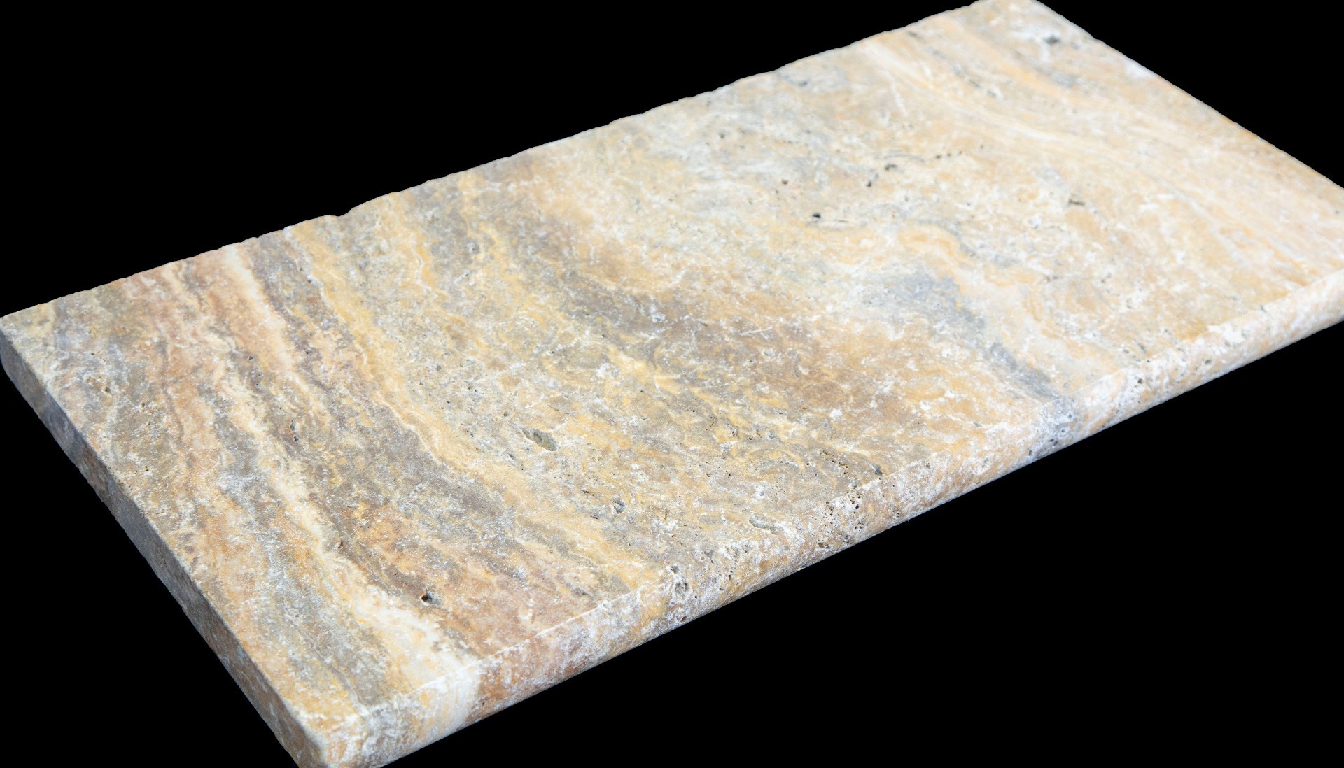 12 x 24 x 3cm Scabos Travertine Pool Coping