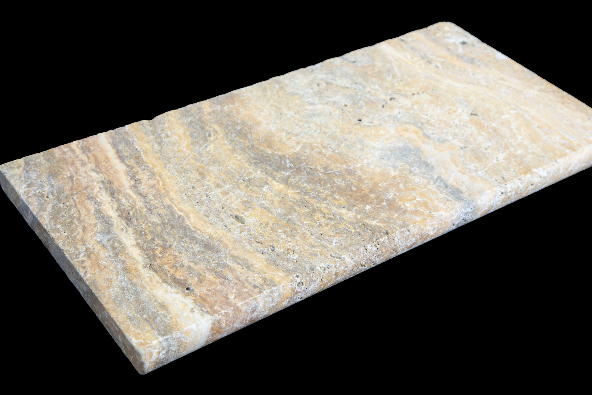 12 x 24 x 3cm Scabos Travertine Pool Coping detail 2